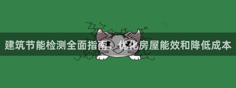 e尊国际是干什么的：建筑节能检测全面指南：优化房屋能效和降低成本