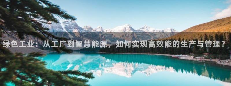 e尊国际平台：绿色工业：从工厂到智慧能源，如何实现高效能的生产与管理？