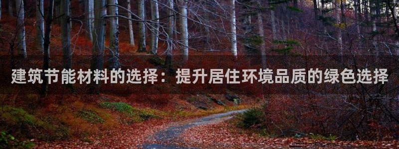 e尊国际客服：建筑节能材料的选择：提升居住环境品质的绿色选择