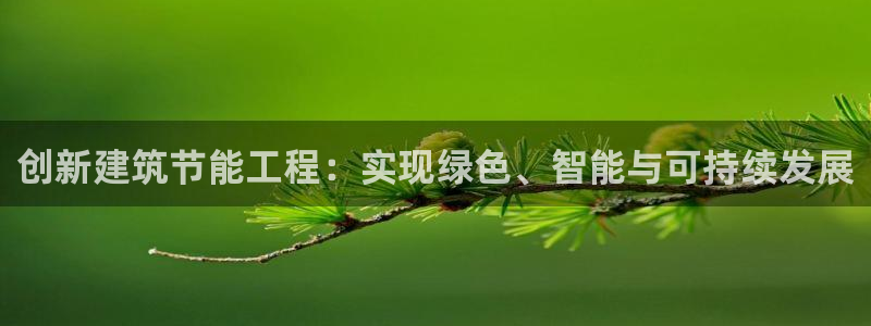 e尊国际的手机登录网站：创新建筑节能工程：实现绿色、智能与可持续发展